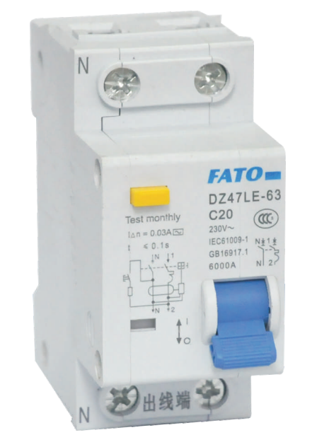 DZ47LE-63Y一體式剩余電流動(dòng)作斷路器